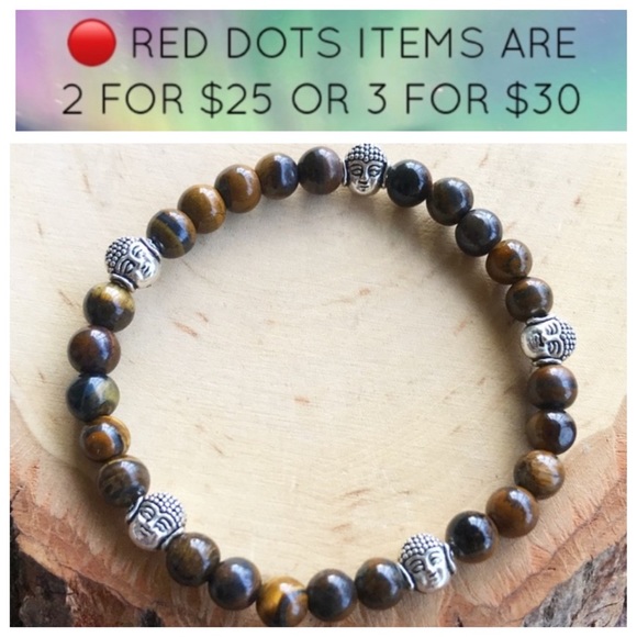 Silverskylight Jewelry - 🔴SALE ! Men or women Tiger eye buddha bracelet